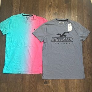 2 Brand new Hollister t-shirts